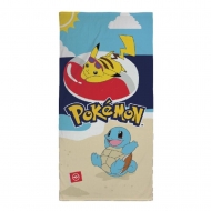 Pokémon - Serviette de bain Pikachu, Schiggy 70 x 140 cm