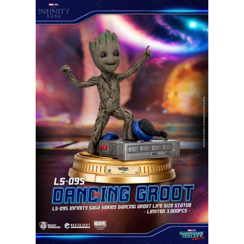 Marvel - Les Gardiens de la Galaxie 2 statuette 1/1 Dancing Groot heo EU Exclusive 32 cm