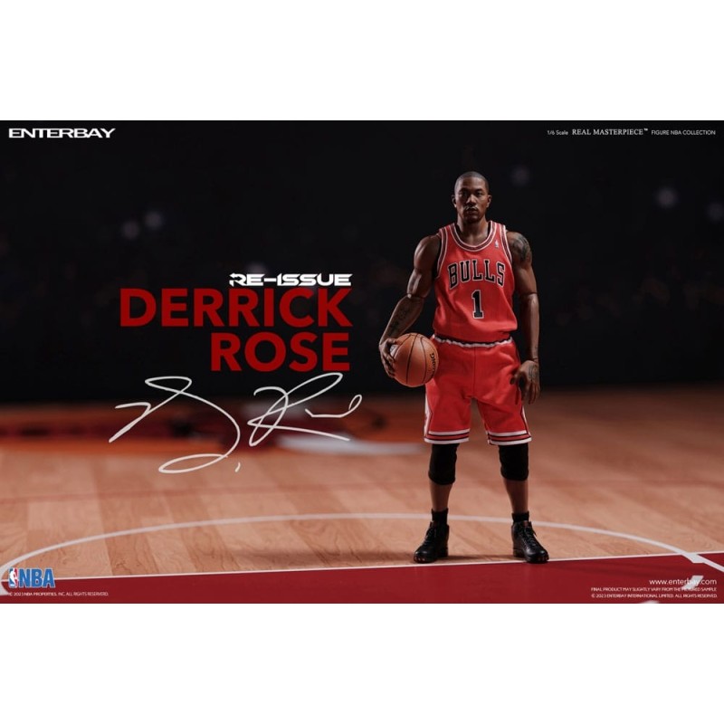 NBA - Collection figurine Real Masterpiece 1/6 Derrick Rose Limited Retro Edition 30 cm NBA - Collection figurine Real Masterpiece 1/6 Derrick Rose Limited Retro Edition 30 cm