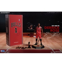 NBA - Collection figurine Real Masterpiece 1/6 Derrick Rose Limited Retro Edition 30 cm