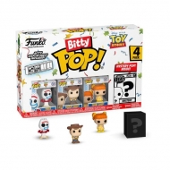 Toy Story - Pack 4 figurines Bitty POP! Forky 2,5 cm
