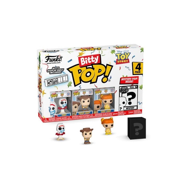 Toy Story - Pack 4 figurines Bitty POP! Vinyl Forky 2,5 cm
