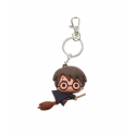 Harry Potter - Porte-clés caoutchouc Harry Potter & Broom Nimbus 7 cm