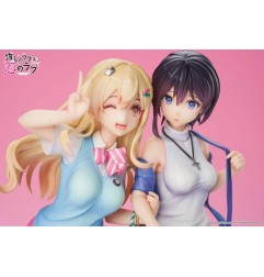 OshiRabu: Waifus Over Husbandos - Pack 2 statuettes 1/7 Ren Furutachi & Akuru Hayahoshi 23 cm
