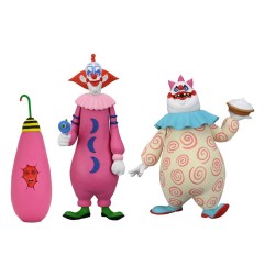 Killer Klowns From Outer Space - Killer Klowns from Outer Space pack 2 figurines Toony Terrors Slim & Chubby 15 cm