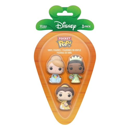 Disney - Pack 3 figurines Pocket POP! Disney Princess C/B/T 4 cm