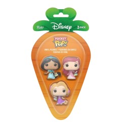 Disney - Pack 3 figurines Pocket POP! Vinyl  Princess R/A/J 4 cm