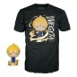 Dragon Ball - Dragonball Z POP! & Tee set figurine et T-Shirt Majin Vegeta (GW) 
