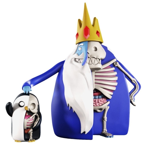 Adventure Time - Pack 2 figurines XXRAY PLUS Ice King & Gunter 11-21 cm