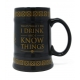 Game of Thrones - Chope céramique Drink & Know Things