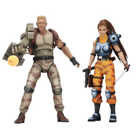 Alien vs. Predator 1994 - Pack 2 figurines Dutch & Linn 18 cm