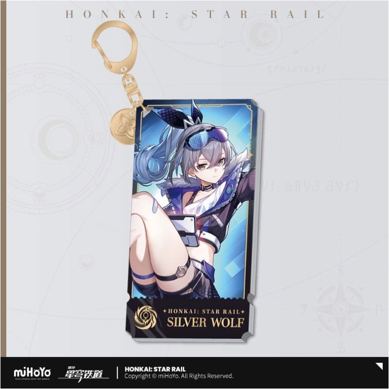 Honkai: Star Rail - Character porte-clés Silver Wolf 9 cm