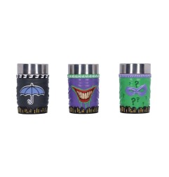 DC Comics - Pack 3 verres à shot Batman Super-Villains