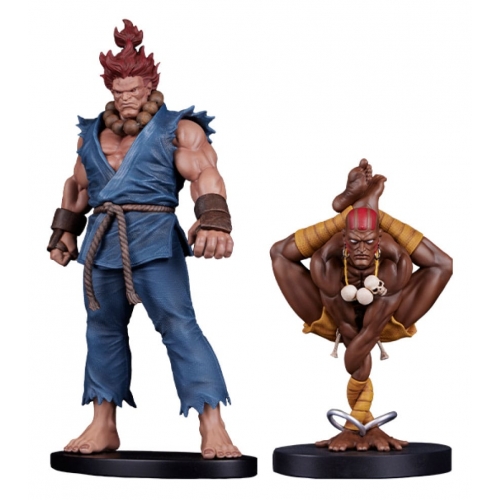 Street Fighter - Statuettes 1/10 Akuma & Dhalsim 21 cm