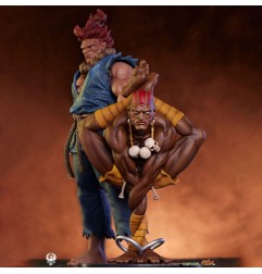 Street Fighter - Statuettes PVC 1/10 Akuma & Dhalsim 21 cm