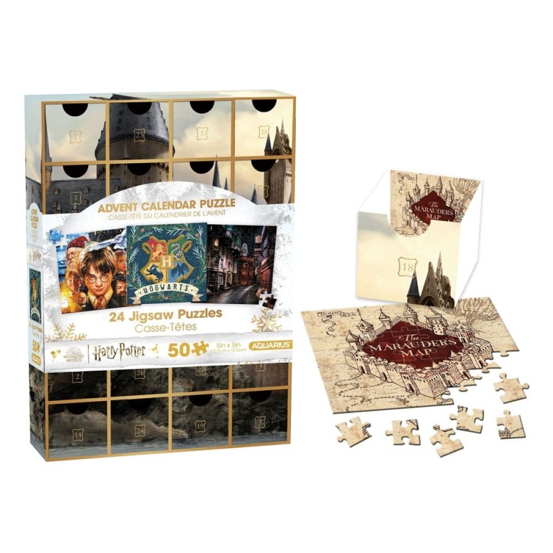 Harry Potter - Calendrier de l'avent at puzzles (1000 pièces)