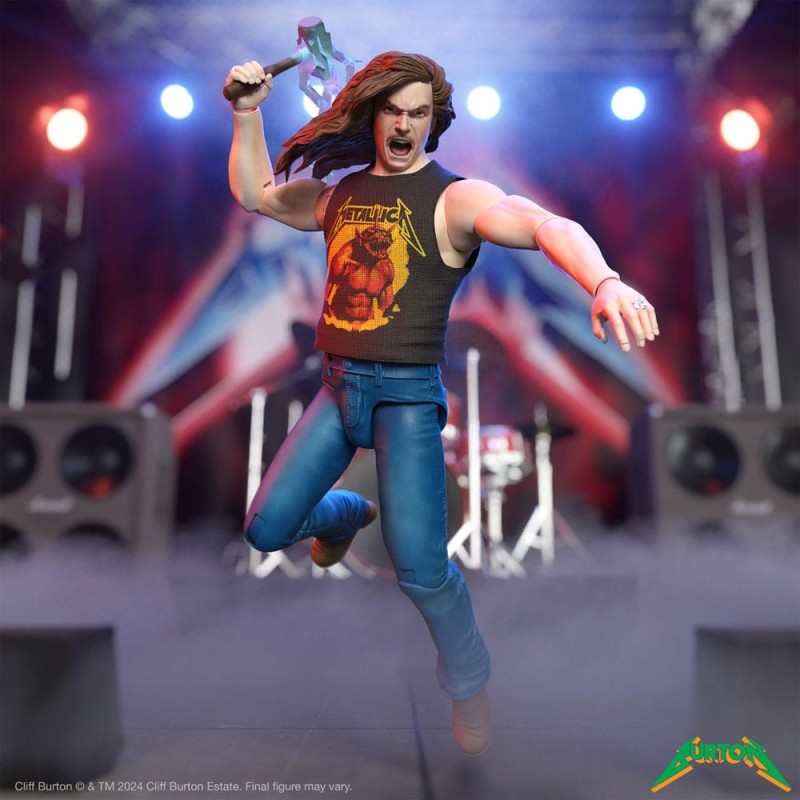 Metallica - Wave 2 figurine Ultimates Cliff Burton 18 cm