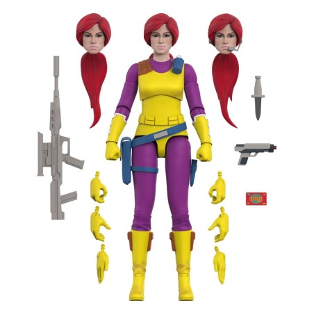 GI Joe - Wave 6 figurine Ultimates Scarlett (DIC Purple) 18 cm