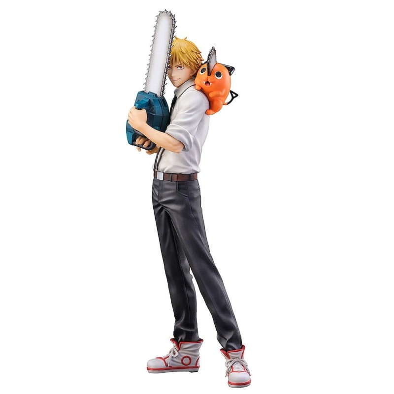 Chainsaw Man - Statuette S-Fire PVC 1/7 Denji & Pochita 24 cm