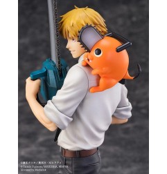 Chainsaw Man - Statuette S-Fire PVC 1/7 Denji & Pochita 24 cm