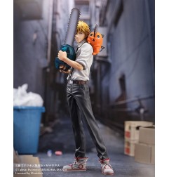 Chainsaw Man - Statuette S-Fire PVC 1/7 Denji & Pochita 24 cm