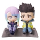 Cyberpunk: Edgerunners - Pack 2 mini figurines Qset David & Lucy - To The Moon 8 cm