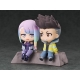 Cyberpunk: Edgerunners - Pack 2 mini figurines Qset David & Lucy - To The Moon 8 cm