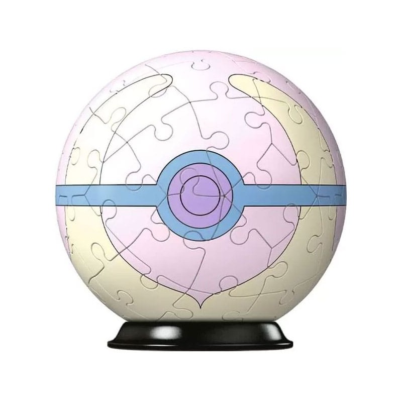 Pokémon - Puzzle 3D Pokéballs: Soin Ball (55 pièces)