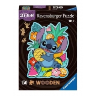 Disney - Puzzle en bois WOODEN Stitch (150 pièces)