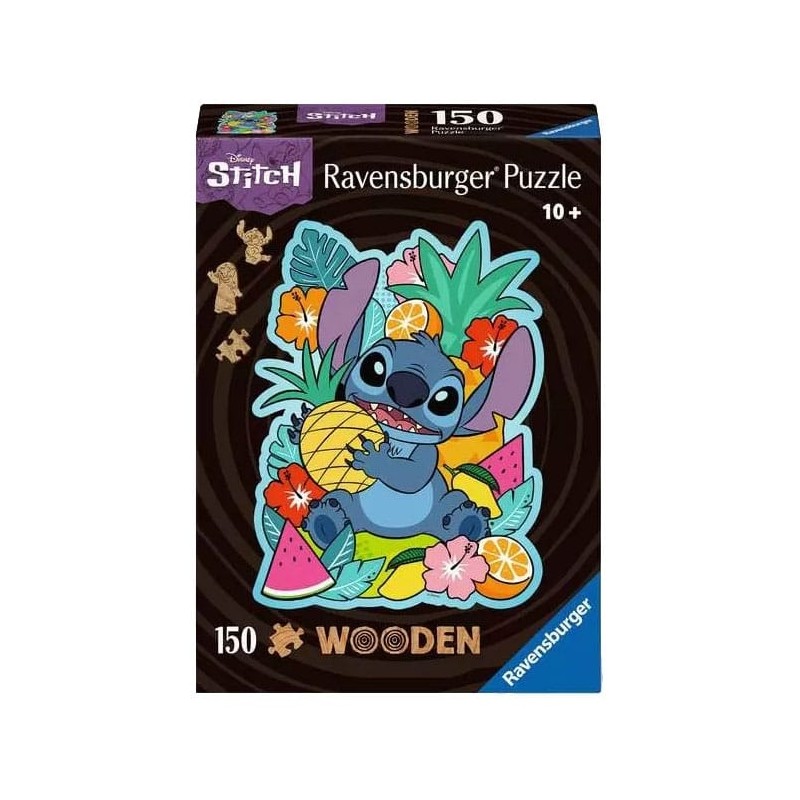 Lilo & Stitch - Disney puzzle en bois WOODEN Stitch (150 pièces)