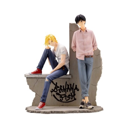 Banana Fish - Statuette ARTFXJ PVC 1/8 Ash & Eiji 25 cm
