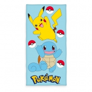 Pokémon - Serviette de bain Pikachu & Carapuce 75 x 150 cm