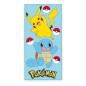 Pokémon - Pokemon serviette de bain Pikachu & Carapuce 75 x 150 cm