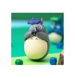 Mon voisin Totoro - Figurine culbuto Big Totoro with leaf 7 cm