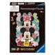 Disney - Puzzle en bois Mickey & Minnie (300 pièces)