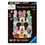 Disney - Puzzle en bois Mickey & Minnie (300 pièces)