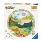 Pokémon - Puzzle rond Flowery  (500 pièces)