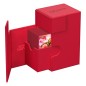Ultimate Guard - Flip`n`Tray 80+ XenoSkin Monocolor Rouge Ultimate Guard - Flip`n`Tray 80+ XenoSkin Monocolor Rouge