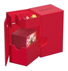 Ultimate Guard - Flip`n`Tray 80+ XenoSkin Monocolor Rouge