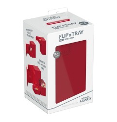Ultimate Guard - Flip`n`Tray 80+ XenoSkin Monocolor Rouge