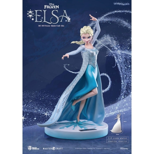 Figurine en carton Elsa La Reine des Neiges 2 en robe bleu au défi