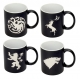 Game of Thrones - Pack 4 mugs céramique Logos Collector's Edition