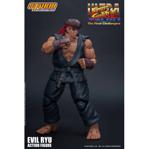 Street Fighter Ultra II: The Final Challengers - Figurine 1/12 Evil Ryu 15 cm