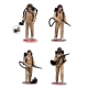 Stranger Things - Pack 4 figurines Ghostbusters 15 cm