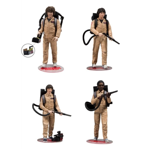 Stranger Things - Pack 4 figurines Ghostbusters 15 cm