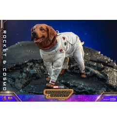 Les Gardiens de la Galaxie Vol. 3 - Figurines Movie Masterpiece 1/6 Rocket & Cosmo 16 cm