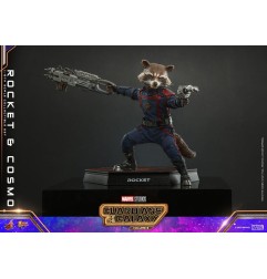 Les Gardiens de la Galaxie Vol. 3 - Figurines Movie Masterpiece 1/6 Rocket & Cosmo 16 cm