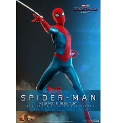 Marvel - Spider-Man: No Way Home figurine Movie Masterpiece 1/6 Spider-Man (New Red and Blue Suit) 28 cm