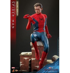 Spider-Man: No Way Home - Figurine Movie Masterpiece 1/6 Spider-Man (New Red and Blue Suit) (Deluxe Version) 28 cm