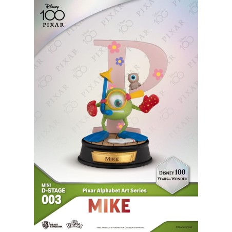 Disney - Assortiment statuettes Mini Diorama Stage 100 Years of Wonder Pixar Alphabet Art 10 cm (6)